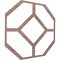Ekena Millwork 66 56W x 66 56H x 38T Large Cameron Decorative Fretwork Wood Ceiling Panels, Walnut CELW67X67X0375CAMWA - alternate 10
